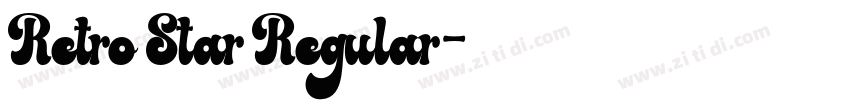 Retro Star Regular字体转换